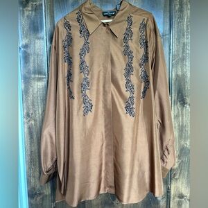 Carole Little 100% Silk Blouse – Size 20W